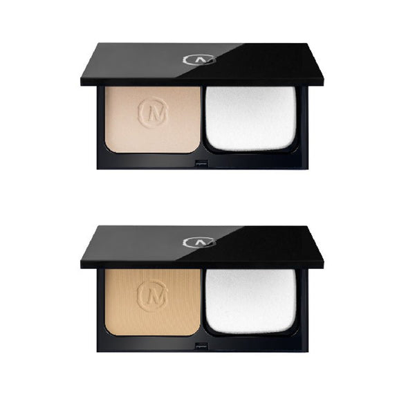 M-Joptim Tinglan Moist Pressed Powder 10g Silky Featherweight Pressed Powder Compact Powder Flawless Matte Finish Foundation