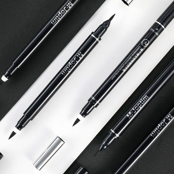 M-Joptim Charming Smooth Liquid Eyeliner Double Head Liquid Eyeliner 0.4ml + Correction Eyeliner 0.5ml