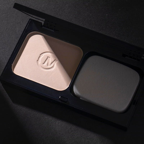 M-Joptim Tinglan Moist Pressed Powder 10g Silky Featherweight Pressed Powder Compact Powder Flawless Matte Finish Foundation