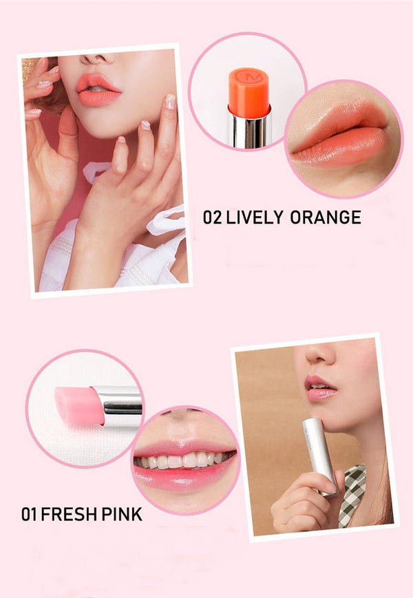 M-Joptim Volume Chameleon Lip Balm Lip Care Color Change Lip Makeup Moisturizing Long-Lasting /Moisturizing Lip Balm Tint Women Natural Smooth Lip Care