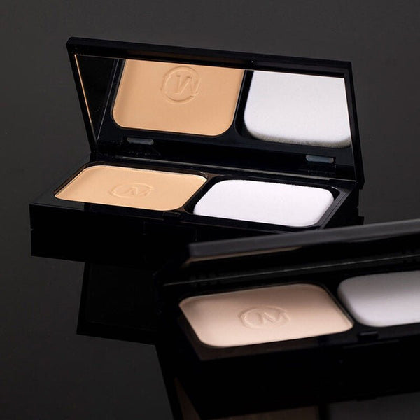 M-Joptim Tinglan Moist Pressed Powder 10g Silky Featherweight Pressed Powder Compact Powder Flawless Matte Finish Foundation