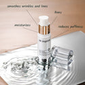 the benefits of retinol anti wrinkle eye cream are remove wrinkles and firms skin and moisturizes