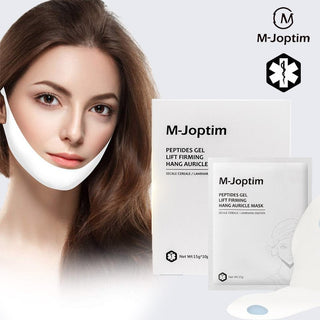 Peptides Gel Chin Lift Mask to visibly lift jawline and reduce puffiness for a v shape face line 