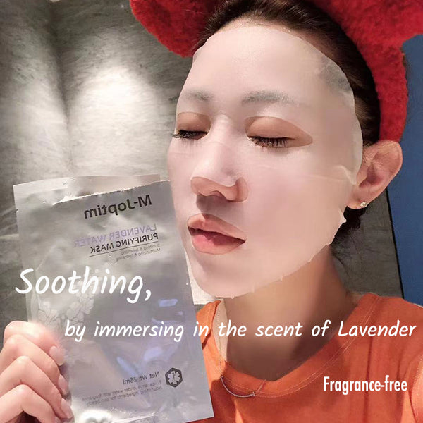 M-Joptim Lavender Purifying Face Mask visibly soothe redness skin