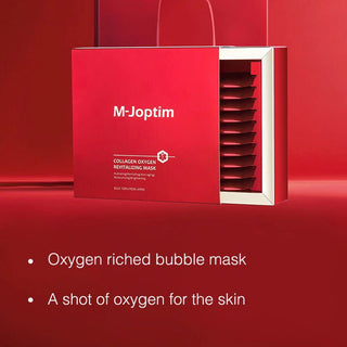 oxygen riched bubble mask to give a shot of oxygen spa for skin at home by using Collagen Revitalizing Oxygen Bubble Mask