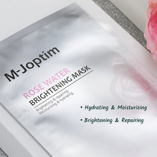 the benefits of Rose Brightening Face Mask are hydrating and moisturizing and brightening and repairing face mask