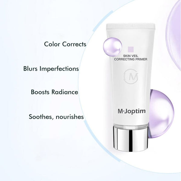 the benefits of color correcing primer are color corrects and blurs imperfections and boosts radiance and soothes skin