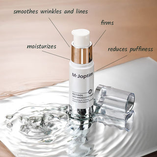 the benefits of retinol anti wrinkle eye cream are remove wrinkles and firms skin and moisturizes