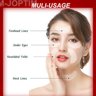multiple use of Collagen Eye Patch is best for forehead lines and under eye lines and nasolabial folds and neck lines