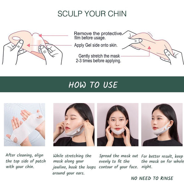how to use a  Chin Lifting Mask