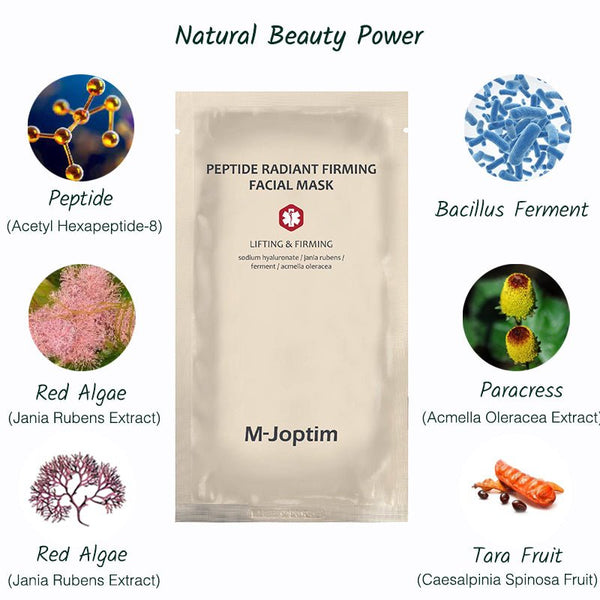 plants based peptide firming face mask are natural vegan and safe ingredients of firming mask