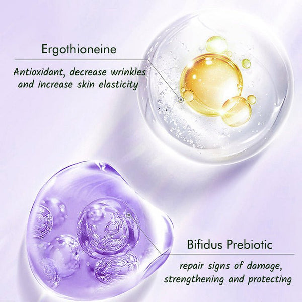 the main ingredients of moisturizing squalane eye cream are ergothioneine and bifidus prebiotic