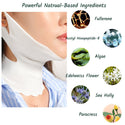 natural ingredients of Anti-Wrinkle Neck Mask to reduce neck wrinkles and neck lines and firm the neck skin with a visible improvement 
