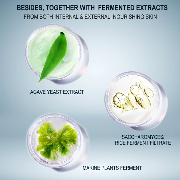 plants extract ingredients of hydrating hyaluronic acid serum