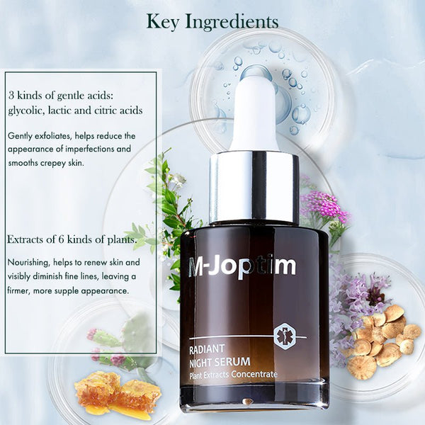 the key ingredients of Exfoliating Serum are glycolic and lactic and citric acids