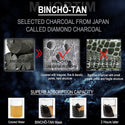 material of Charcoal Face Mask sheet is Bincho-Tan