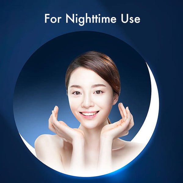 the retinol skincare products shall be used at night